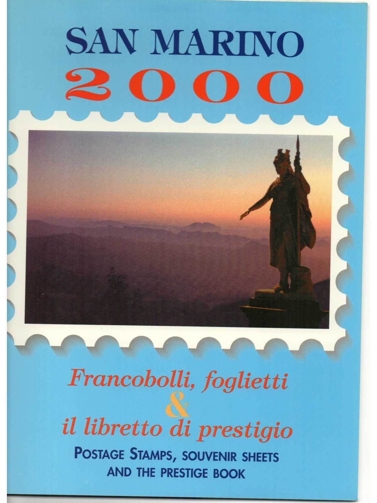 2001 SAN MARINO LIBRO UFFICIALE COMPLETO RACCOLTA EMISSIONI FILATELICHE MF28229