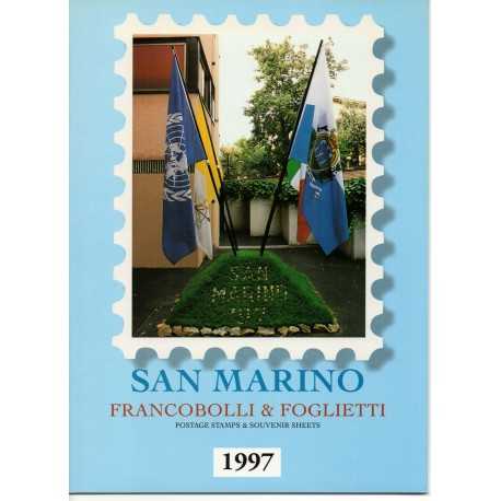 1997 SAN MARINO LIBRO UFFICIALE COMPLETO RACCOLTA EMISSIONI FILATELICHE MF28228
