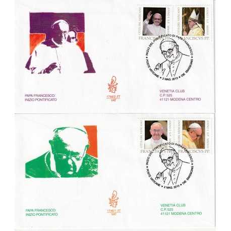 2013 FDC VENETIA 1746/IT/VAT EM. CONG. SERIE PAPA FRANCESCO MF80057