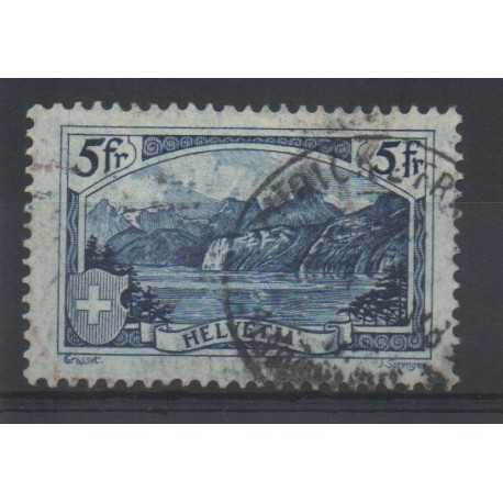 1928 SVIZZERA SWITZERLAND VEDUTA MONTE RUTLI 1 VALORE USATO MF28334