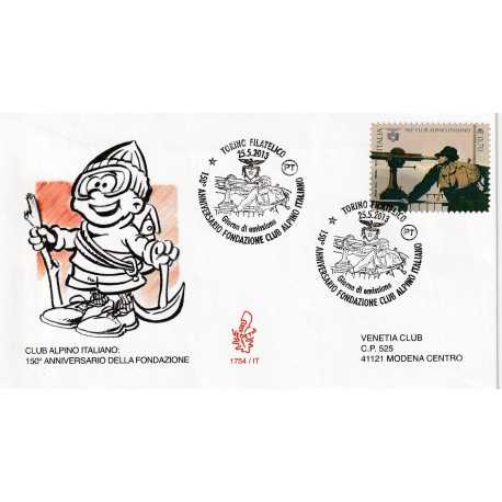 2013 FDC VENETIA 1754/IT ITALIA CLUB ALPINO ITALIANO MF80064