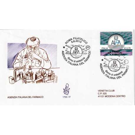 2013 FDC VENETIA 1755/IT ITALIA AGENZIA ITALIANA DEL FARMACO MF80065