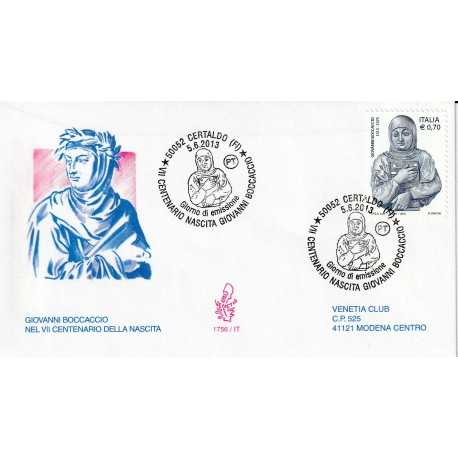 2013 FDC VENETIA 1756/IT ITALIA GIOVANNI BOCCACCIO MF80066