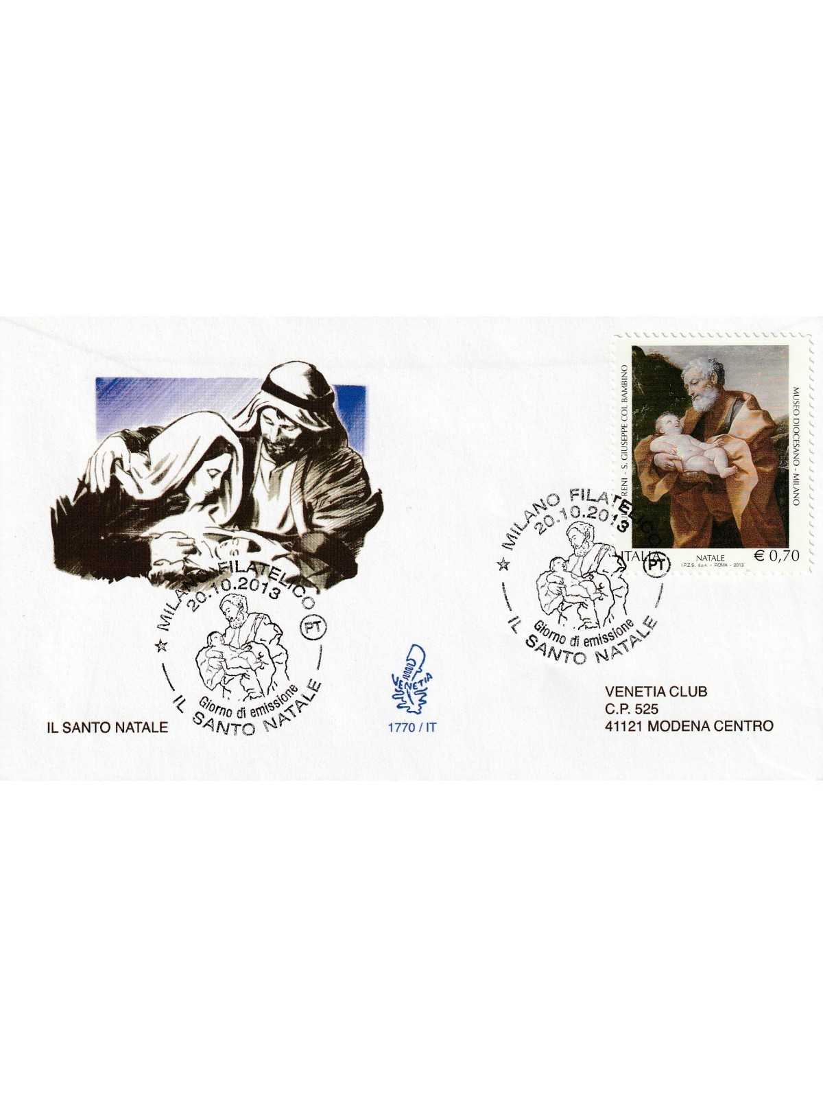 2013 FDC VENETIA 1770/IT ITALIA IL SANTO NATALE MF80077