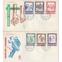 1965 FDC VENETIA N. 86/V VATICANO SERIE MARTIRI UGANDESI MF80117