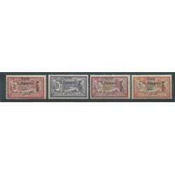1924 SIRIA SYRIE SERIE POSTA AEREA SOPRASTAMPATA 4 V MLH YV N A18-A21 MF23347