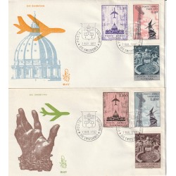1967 FDC VENETIA N. 95/V VATICANO SERIE POSTA AEREA MF80125
