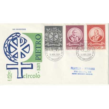 1969 FDC VENETIA N. 106/V VATICANO CIRCOLO SAN PIETRO MF80136