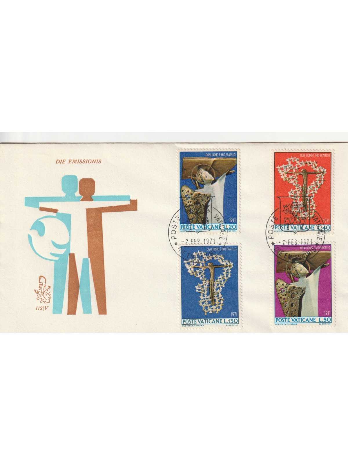 1971 FDC VENETIA N. 112/V VATICANO RAZZISMO MF80142