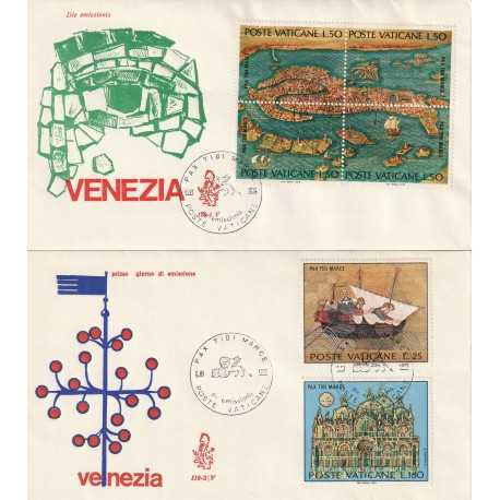 1972 FDC VENETIA N. 118/V VATICANO SERIE SALVIAMO VENEZIA MF80148