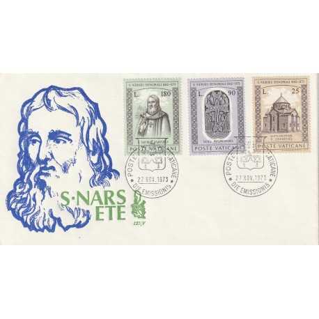 1973 FDC VENETIA N. 127/V VATICANO S. NARSETE MF80157