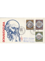 1974 FDC VENETIA N. 132/V VATICANO S. BONAVENTURA MF80162