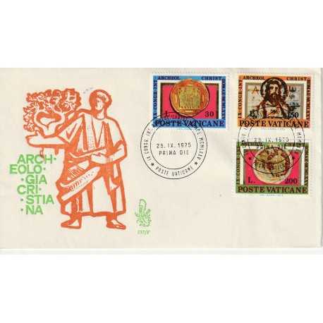 1975 FDC VENETIA N. 137/V VATICANO ARCHEOLOGIA CRISTIANA MF80167