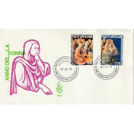 1975 FDC VENETIA N. 138/V VATICANO ANNO DELLA DONNA MF80168