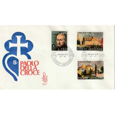 1975 FDC VENETIA N. 139/V VATICANO S. PAOLO DELLA CROCE MF80169