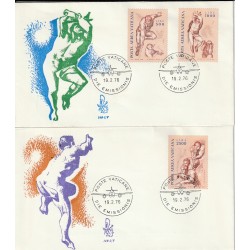 1976 FDC VENETIA N. 140/V VATICANO SERIE P.A. ANGELI MF80170