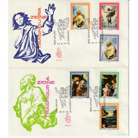 1976 FDC VENETIA N. 143/V VATICANO SERIE TRASFIGURAZIONE MF80173