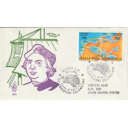 1990 FDC VENETIA N. 697/IT ITALIA CRISTOFORO COLOMBO MF80184