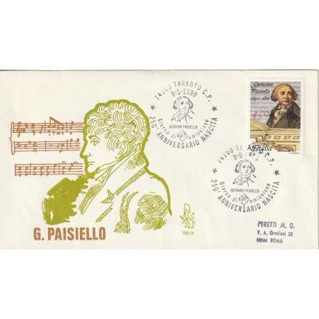 1990 FDC VENETIA N. 706/IT ITALIA G. PAISIELLO MF80193