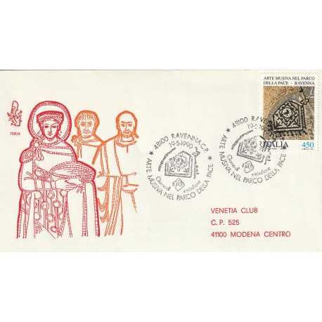 1990 FDC VENETIA N. 709/IT ITALIA PARCO DELLA PACE MF80196