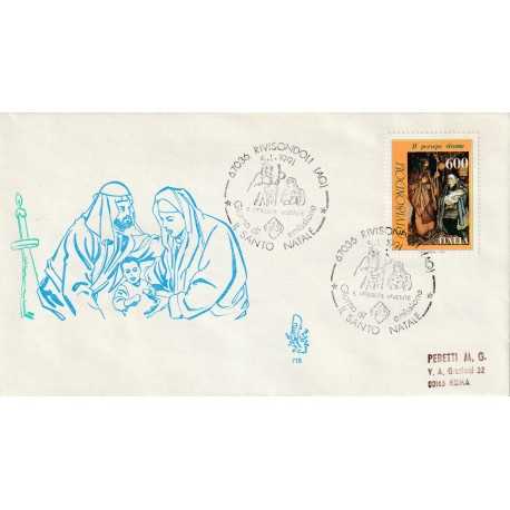 1991 FDC VENETIA N. 718/IT ITALIA RIVISONDOLI MF80206