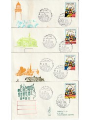 1993 FDC VENETIA 771/IT/BIS ITALIA BENVENUTA EUROPA GIRO COMPLETO MF80249