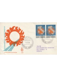 1965 FDC VENETIA N. 228 /IT ITALIA GIORNATA DEL FRANCOBOLLO MF80336