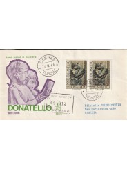 1966 FDC VENETIA N. 239/IT TALIA DONATELLO RACCOMANDATA MF80348