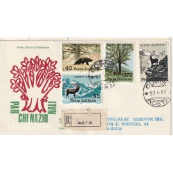1967 FDC VENETIA N. 248/IT TALIA PARCHI NAZIONALI MF80357