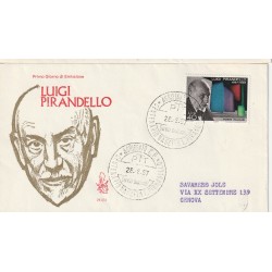 1967 FDC VENETIA N. 251/IT TALIA LUIGI PIRANDELLO MF80360