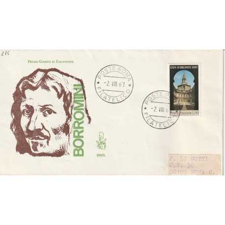 1967 FDC VENETIA N. 255/IT TALIA BORROMINI MF80364