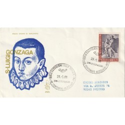 1968 FDC VENETIA N. 270/IT ITALIA S. LUIGI GONZAGA MF80750