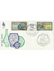 1985 FDC VENETIA N. 588/IT ITALIA LAVORO ITALIANO PER IL MONDO MF80766