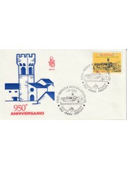 1985 FDC VENETIA N. 598/IT ITALIA 950 ANN. ABBAZIA S. SALVATORE MF80776