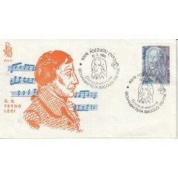 1986 FDC VENETIA N. 610/IT ITALIA G.B. PERGOLESI MF80786