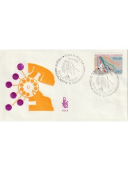 1986 FDC VENETIA N. 619/IT ITALIA I MEZZI DI COMUNICAZIONE MF80794