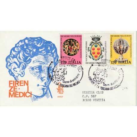 1980 FDC VENETIA 489/IT ITALIA FIRENZE E LA TOSCANA DEI MEDICI MF80829