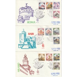 1980 FDC VENETIA 492/IT ITALIA SERIE CASTELLI MF80832