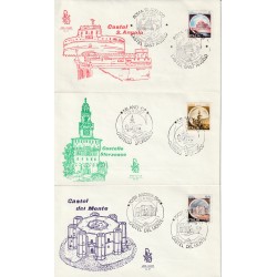 1980 FDC VENETIA 492-BIS/IT ITALIA SERIE CASTELLI GIRO COMPLETO 27 B. MF80833