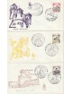 1980 FDC VENETIA 492-BIS/IT ITALIA SERIE CASTELLI GIRO COMPLETO 27 B. MF80833