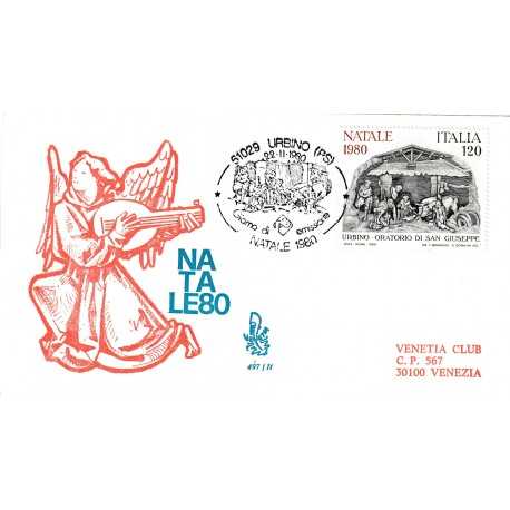 1980 FDC VENETIA 497/IT ITALIA NATALE '80 MF80838