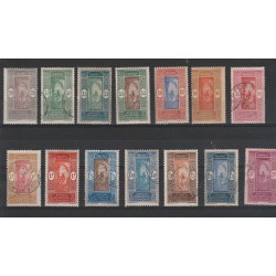 DAHOMEY 1927-39 DEFINITIVA INDIGENO E PALMA 14 VAL USATI MF55517