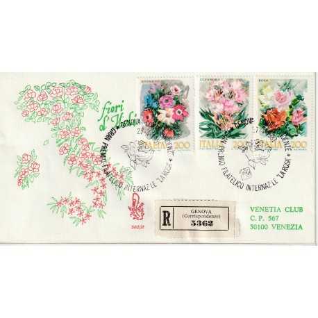 1981 FDC VENETIA 502/IT ITALIA GRAN PREMIO FILATELICO INT. "LA ROSA" MF80843