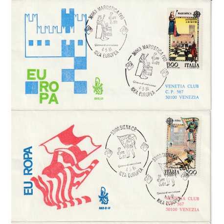 1981 FDC VENETIA 503-1-2/IT ITALIA SERIE EUROPA '81 MF80844