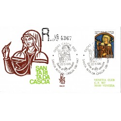 1981 FDC VENETIA 504/IT ITALIA SANTA RITA DA CASCIA MF80845