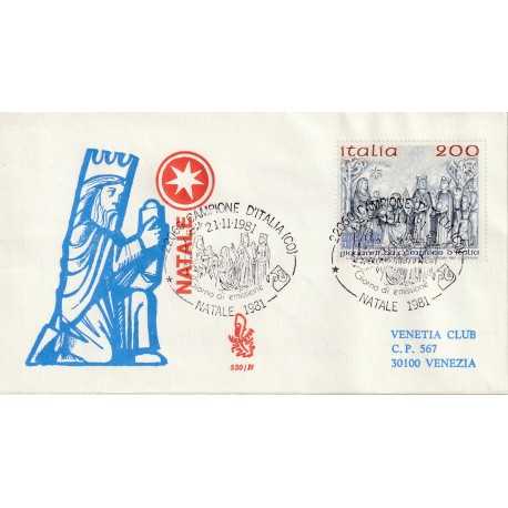 1981 FDC VENETIA 520/IT ITALIA NATALE 1981 MF80862