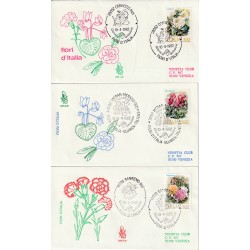 1982 FDC VENETIA 5268-1-2-3/IT ITALIA SERIE FIORI D'ITALIA MF80870