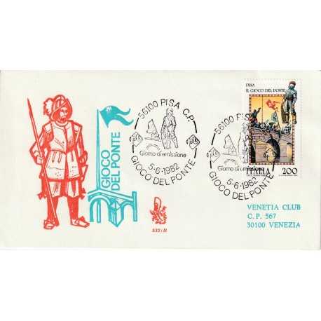 1982 FDC VENETIA 532/IT ITALIA FOLKLORE PISA MF80874