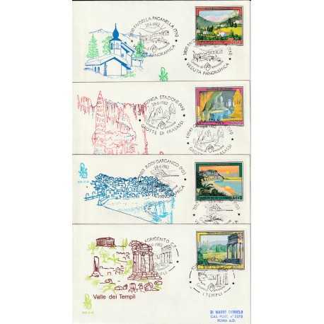 1982 FDC VENETIA 533-1-2-3-4/IT ITALIA SERIE TURISTICA IX MF80875