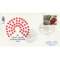 1982 FDC VENETIA 537/IT ITALIA 69 CONF. UNIONE INTERPAR. MF80879